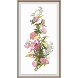 click here to view larger image of Flower Composition - Lilies (counted cross stitch kit)