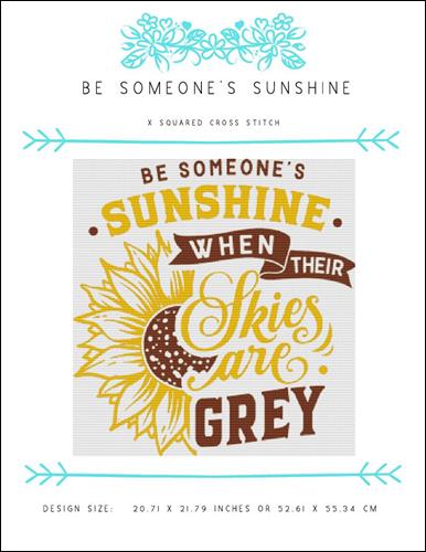 click here to view larger image of Be Someones Sunshine (chart)