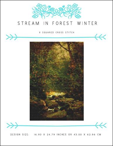 click here to view larger image of Stream in Forest Winter (chart)