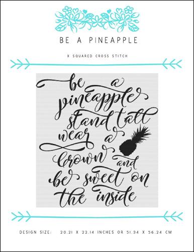 click here to view larger image of Be A Pineapple (chart)