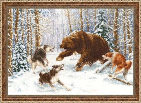 click here to view larger image of Master of Forest (counted cross stitch kit)