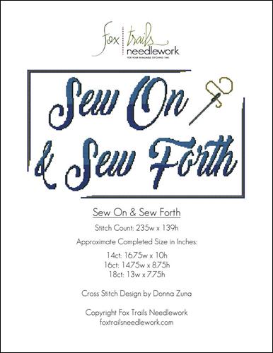 click here to view larger image of Sew On and Sew Forth (chart)