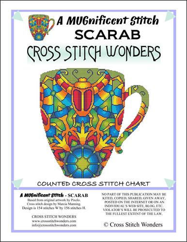 click here to view larger image of MUGnificent Stitch, A - Scarab (chart)