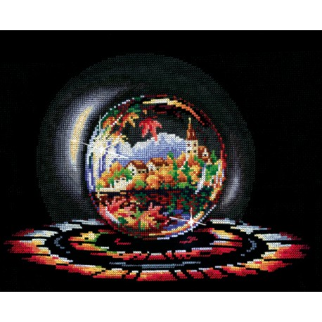 click here to view larger image of Spheres of Wishes - Autumn Dreams (counted cross stitch kit)