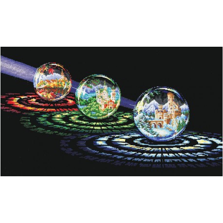 click here to view larger image of Spheres of Wishes  (counted cross stitch kit)