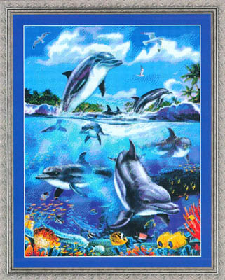 click here to view larger image of Dolphins at Play (chart)