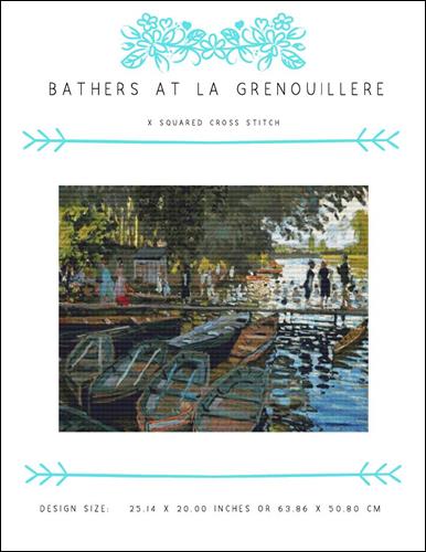 click here to view larger image of Bathers at La Grenouillere (chart)