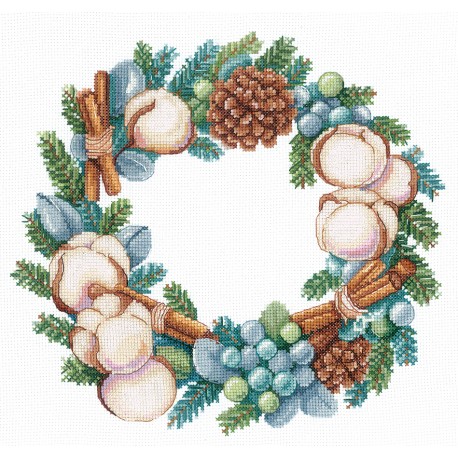 click here to view larger image of Winter Aroma (counted cross stitch kit)