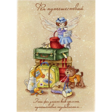 click here to view larger image of Traveling Fairy (counted cross stitch kit)