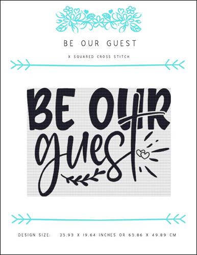click here to view larger image of Be Our Guest (chart)