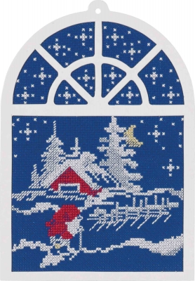 click here to view larger image of Christmas Picture (counted cross stitch kit)