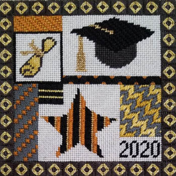click here to view larger image of Holiday Delights - Graduation (counted canvas chart)