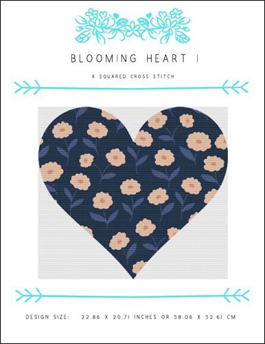 click here to view larger image of Blooming Heart I (chart)