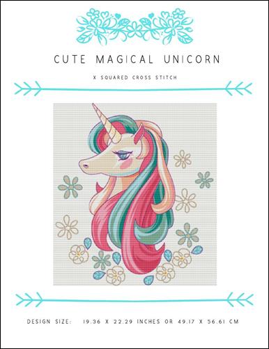 click here to view larger image of Cute Magical Unicorn (chart)