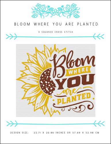 click here to view larger image of Bloom Where You Are Planted (chart)