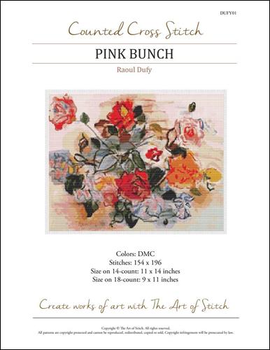 click here to view larger image of Pink Bunch (Raoul Dufy) (chart)
