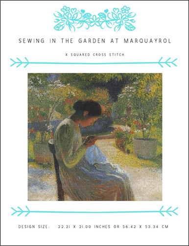 click here to view larger image of Sewing In The Garden At Marquayrol (chart)