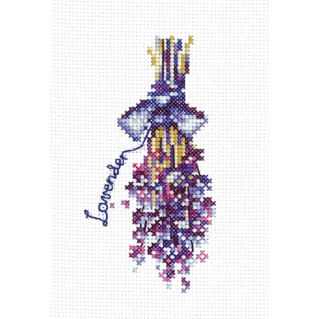 click here to view larger image of Spicy Herbs - Lavender (counted cross stitch kit)