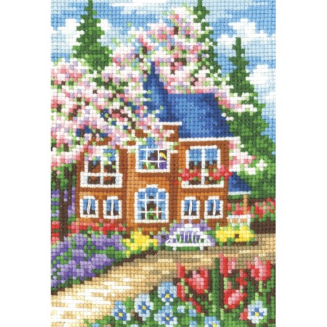 click here to view larger image of Seasons - Spring (counted cross stitch kit)