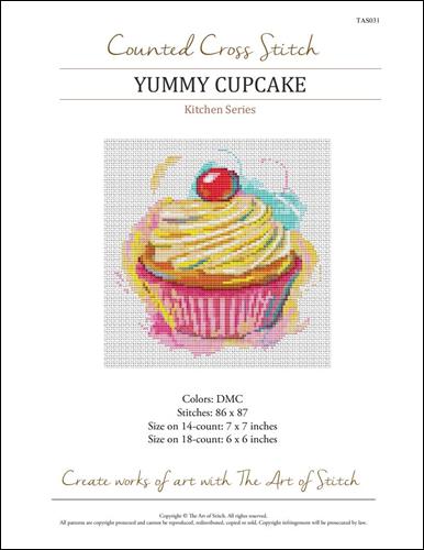 click here to view larger image of Kitchen Series - Yummy Cupcake (chart)
