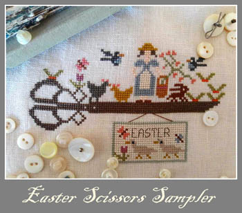 click here to view larger image of Easter Scissors Sampler (chart)