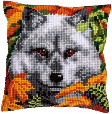 click here to view larger image of Wolf (counted canvas kit)
