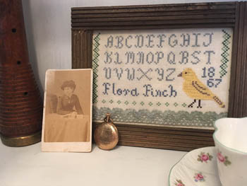 click here to view larger image of Flora Finch Sampler (chart)