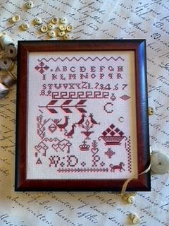 click here to view larger image of Carmellas Red Sampler (chart)