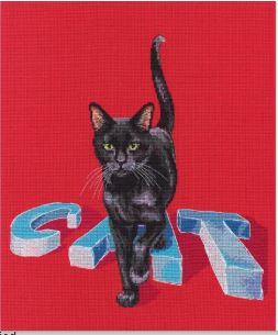 click here to view larger image of Cat (counted cross stitch kit)