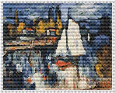 click here to view larger image of View of the Seine (Maurice de Vlaminck) (chart)