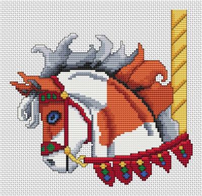 click here to view larger image of Sorrel Carousel Horse Head (chart)