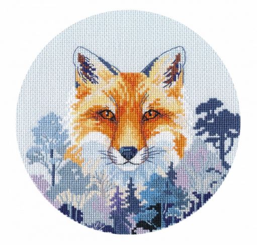 click here to view larger image of Miniature Fox (counted cross stitch kit)