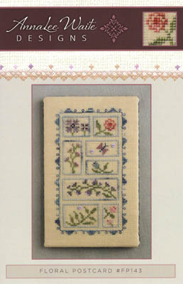 click here to view larger image of Floral Postcard (chart)