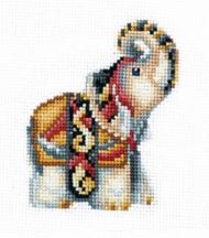 click here to view larger image of Figurines - Elephant (counted cross stitch kit)