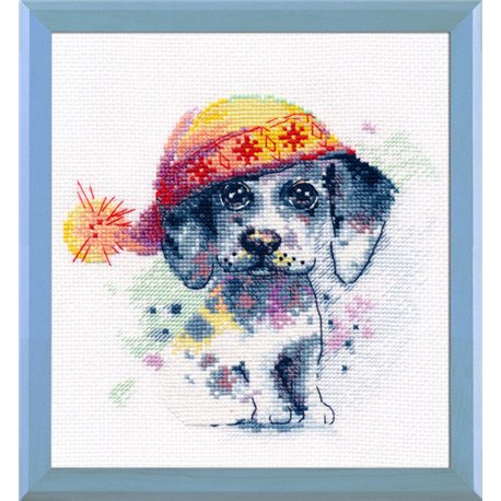 click here to view larger image of Cute Puppy (counted canvas kit)