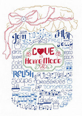 click here to view larger image of Let's Make Jam - Ursula Michael (counted cross stitch kit)