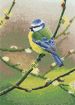 click here to view larger image of Blue Tit (counted cross stitch kit)