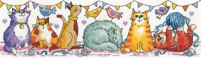click here to view larger image of Cat Show, The (counted cross stitch kit)