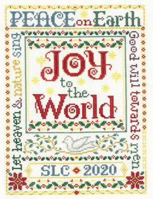 click here to view larger image of Joyful World (counted cross stitch kit)