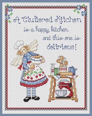click here to view larger image of Cluttered Kitchen - Sue Hillis (chart)