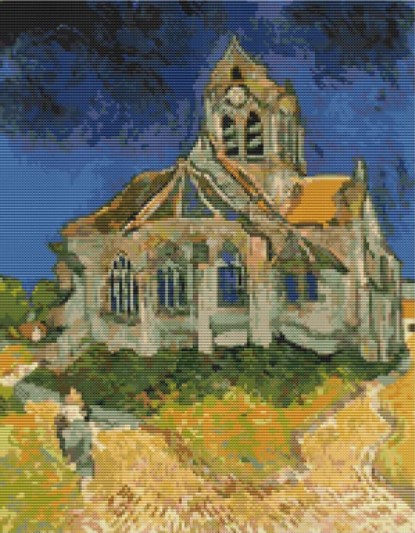 click here to view larger image of Church at Auvers Sur Oise, The (Vincent Van Gogh) (chart)