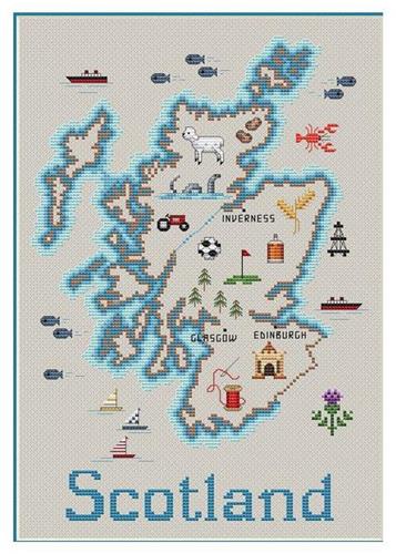 click here to view larger image of Scotland Map (chart)