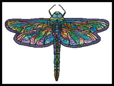 click here to view larger image of Abstract Dragonfly (no background) (chart)
