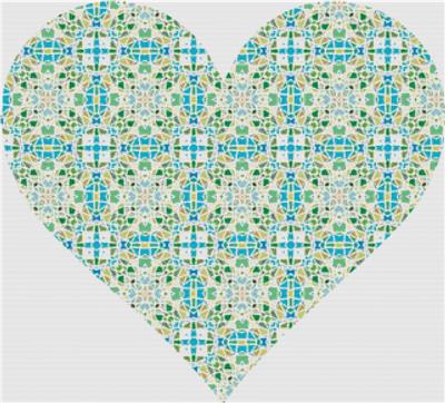 click here to view larger image of Kaleidoscopic Heart (chart)