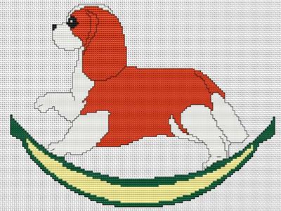 click here to view larger image of Rocking Cavalier King Charles Spaniel (chart)