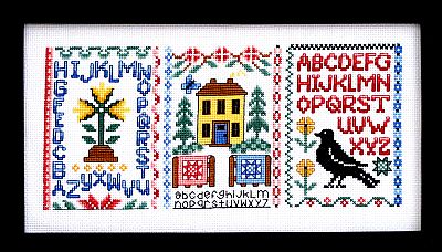 click here to view larger image of Triple Sampler (counted cross stitch kit)