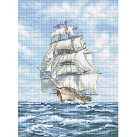click here to view larger image of Ship (counted cross stitch kit)