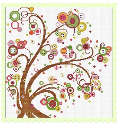 click here to view larger image of Albero Dei Bottoni (Button Tree) (chart)
