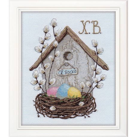 click here to view larger image of Easter Composition (counted cross stitch kit)