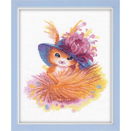 click here to view larger image of Forest Fashionista (counted cross stitch kit)
